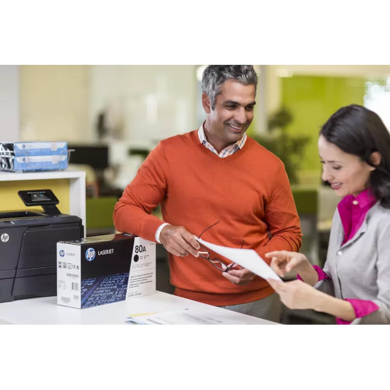 Γνήσιο τόνερ HP 80A Schwarze Original LaserJet, 2560 σελίδες, μαύρο, 1 τεμ.
