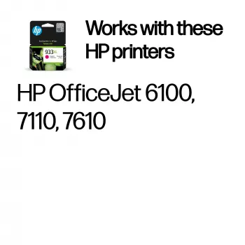 Γνήσιο μελανοδοχείο HP 933XL High Yield Magenta