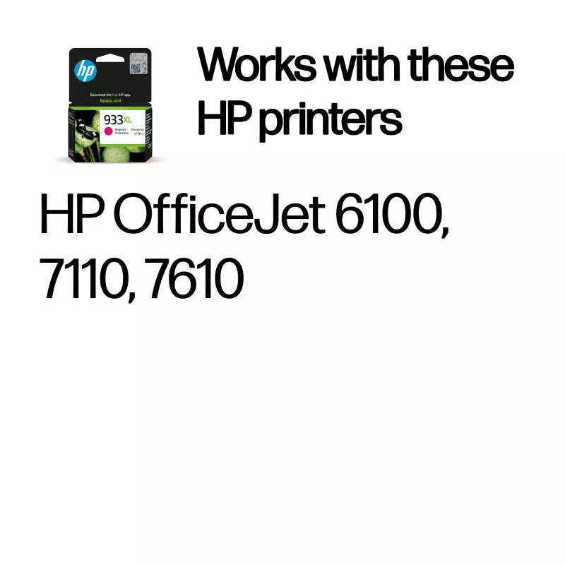 Γνήσιο μελανοδοχείο HP 933XL High Yield Magenta
