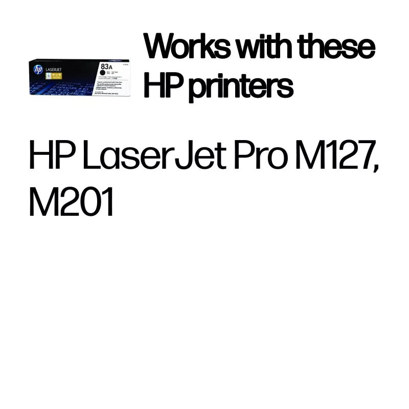 Γνήσιο τόνερ HP 83A Original LaserJet μαύρο