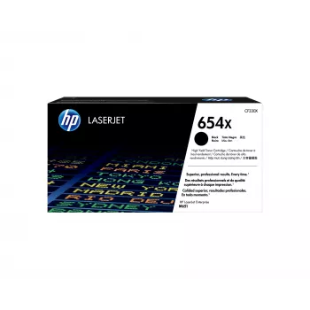 HP 654X High Yield Μαύρο Γνήσιο Τόνερ LaserJet