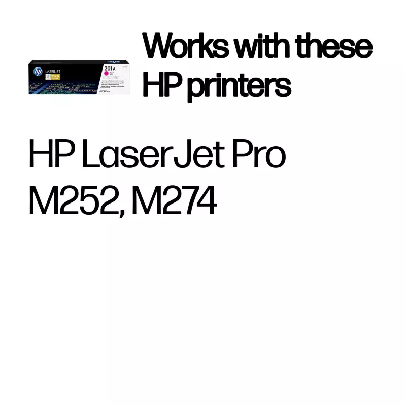 Γνήσιο τόνερ HP 201A LaserJet Ματζέντα