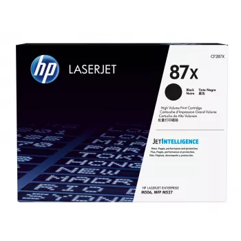 HP 87X Υψηλής Απόδοσης Μαύρο Γνήσιο Τόνερ LaserJet, 18.000 σελίδες, Μαύρο, 1 τεμ.