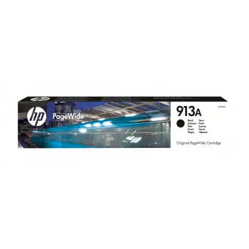 HP 913A Μαύρο Γνήσιο Μελάνι PageWide, Μαύρο, 1 τεμ., 3500 σελίδες