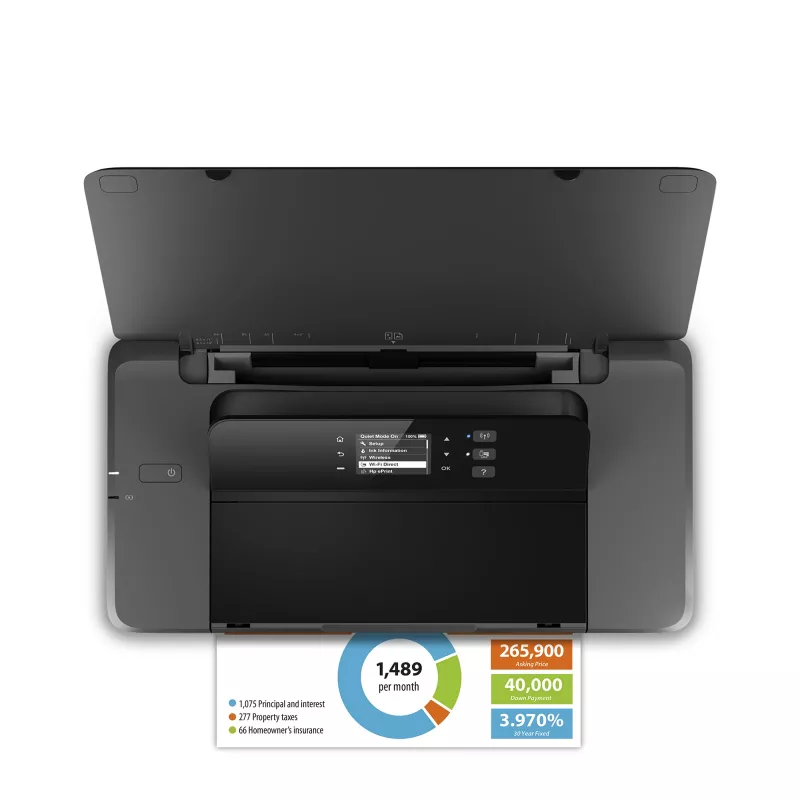 HP Officejet 200 Φορητός Ασύρματος Έγχρωμος Εκτυπωτής