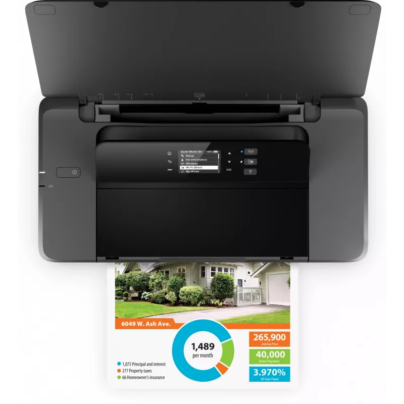 HP Officejet 200 Φορητός Ασύρματος Έγχρωμος Εκτυπωτής