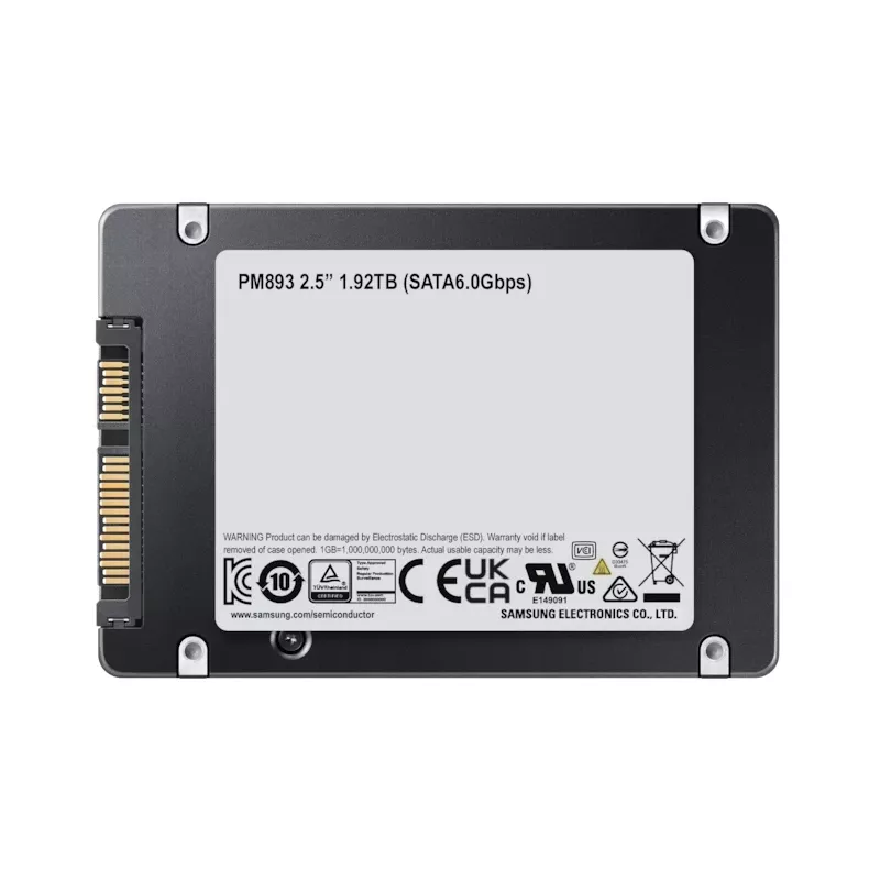 Μονάδα SSD Samsung PM893 480 GB 2,5 inch SATA III V-NAND TLC