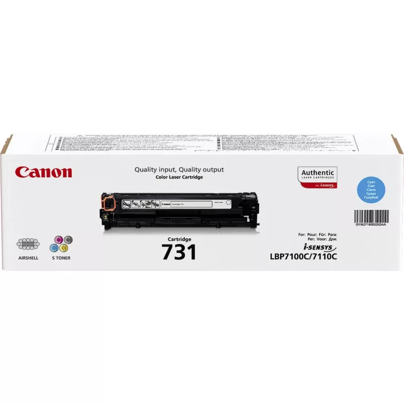 Canon 731 Μελανοδοχείο 1 τεμάχιο Γνήσιο Cyan