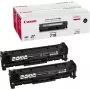 Canon CRG-718 Bk VP τόνερ 2 τεμ. γνήσιο μαύρο
