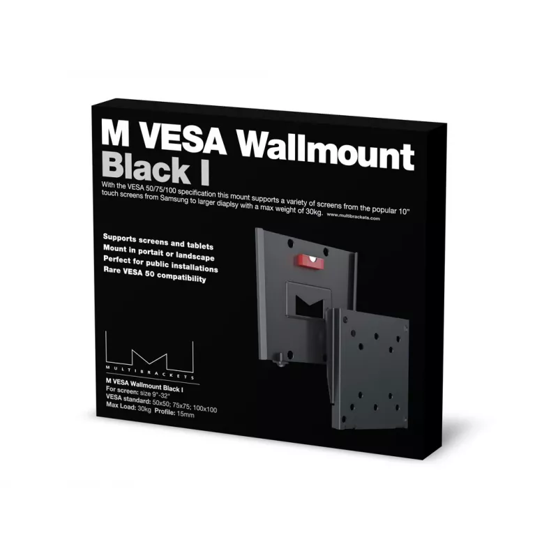 Βάση τοίχου Multibrackets M VESA I μαύρο 50x50 75x75 100x100