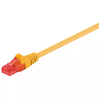 Goobay CAT 6 καλώδιο patch U/UTP 0,5 m κίτρινο