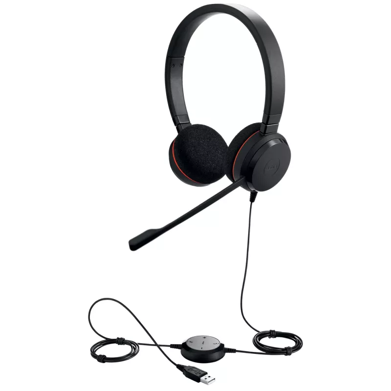 Ακουστικά Jabra Evolve 20 UC στερεοφωνικά