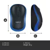 Logitech ασύρματο ποντίκι μπλε 910-002239