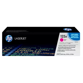 HP 125A ματζέντα γνήσιο τόνερ LaserJet, 1400 σελίδες, ματζέντα, 1 τεμ.