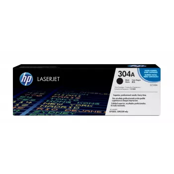 HP 304A μαύρο γνήσιο τόνερ LaserJet, 3500 σελίδες, μαύρο, 1 τεμ.