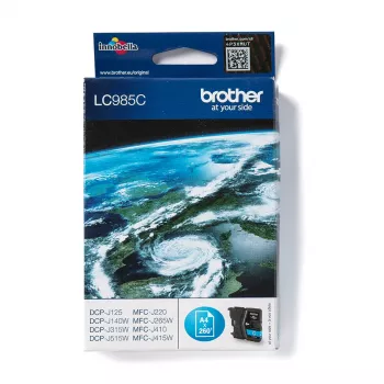 Brother LC985C μελανοδοχείο 1 τεμ. γνήσιο κυανό