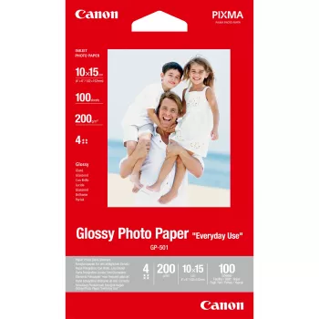 Canon GP-501 Glossy φωτογραφικό χαρτί 10x15 cm - 100 φύλλα, γυαλιστερό, 210 g/m², 100 φύλλα, 210 µm, 100 mm, 150 mm