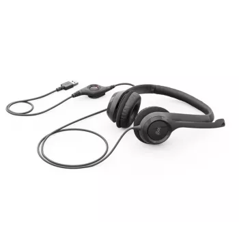 LOGITECH headset - H390 - USB-A - μαύρο
