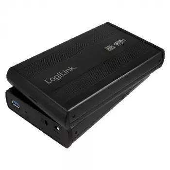 LogiLink θήκη 3,5 ιντσών S-SATA HDD USB 3.0 αλουμινίου - θήκη αποθήκευσης - 3.5 (8.9 cm)