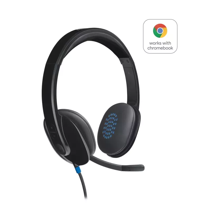 Headset Logitech H540 ενσωματωμένο μικρόφωνο USB Type-A μαύρο