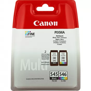 Canon PG-545/CL-546 BK/C/M/Y μελανοδοχείο πολυσυσκευασία