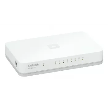 D-Link GO-SW-8G/E διακόπτης δικτύου unmanaged Gigabit Ethernet (10/100/1000) λευκό