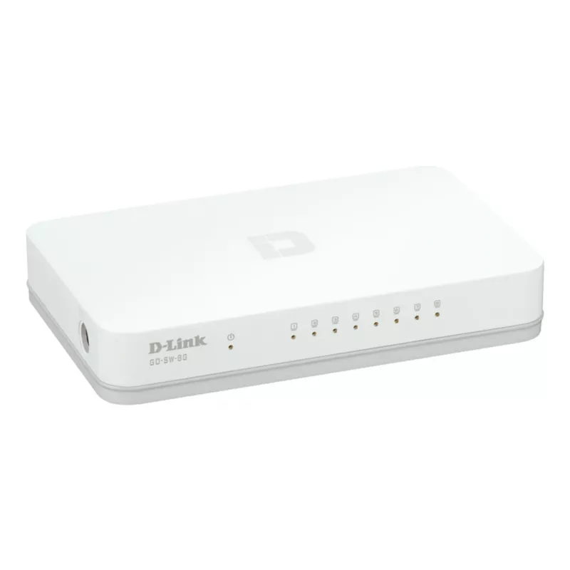 D-Link GO-SW-8G/E διακόπτης δικτύου unmanaged Gigabit Ethernet (10/100/1000) λευκό