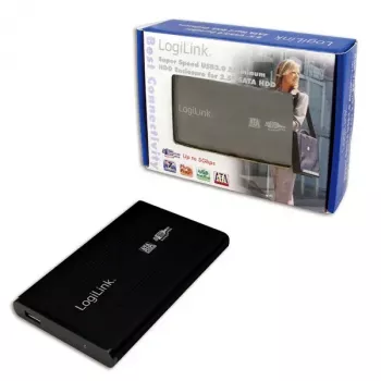LogiLink Θήκη 2,5 ιντσών S-SATA HDD USB 3.0 Alu - Θήκη αποθήκευσης - 2.5 (6.4 cm)