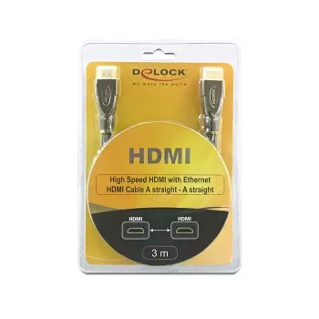Καλώδιο HDMI DeLOCK 3m AM/AM