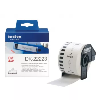Ετικέτα εκτυπωτή Brother DK-22223 λευκή