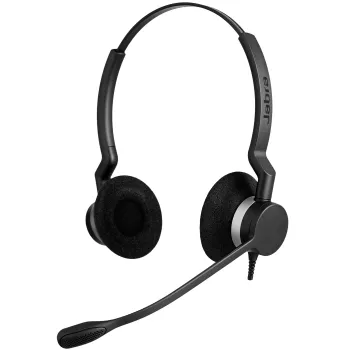 Jabra BIZ 2300 Duo, USB, MS, ενσύρματο, γραφείο/call center, 150 - 4500 Hz, 68 g, ακουστικό, μαύρο