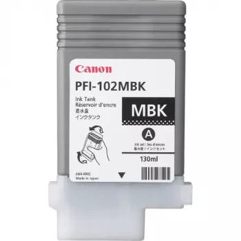 Canon PFI-102MBK μελανιοταινία γνήσια ματ μαύρη