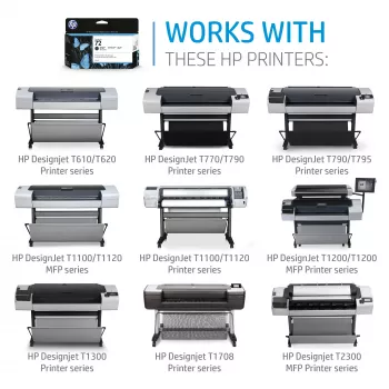 HP 72 130 ml ματ μαύρη μελανιοταινία DesignJet