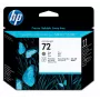 HP 72 γκρι και φωτογραφική μαύρη κεφαλή εκτύπωσης DesignJet