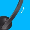 LOGITECH H340 - USB - ακουστικό - μαύρο