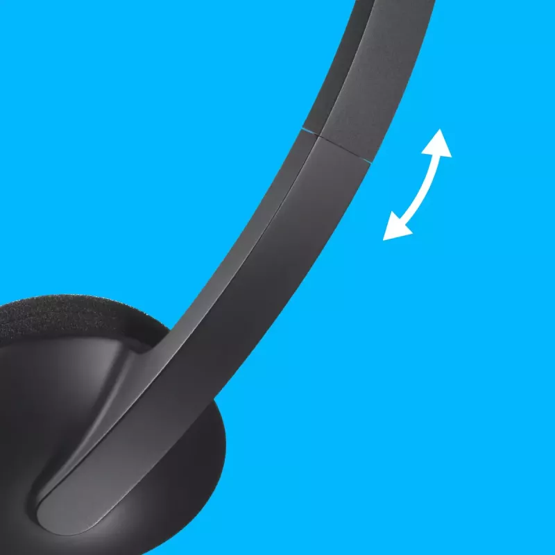 LOGITECH H340 - USB - ακουστικό - μαύρο