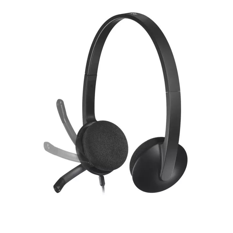 LOGITECH H340 - USB - ακουστικό - μαύρο