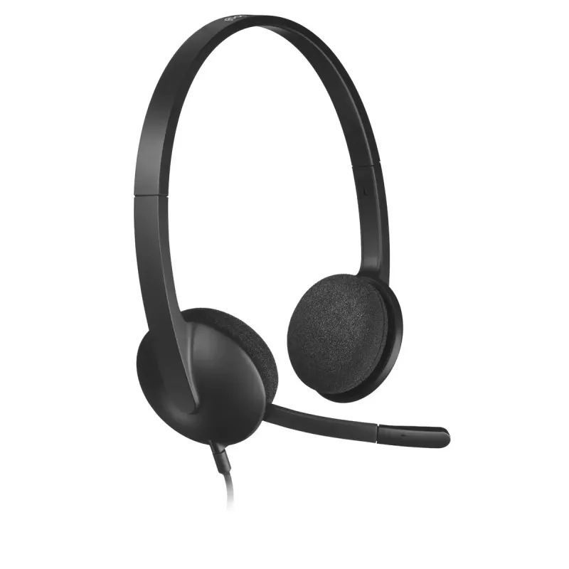 LOGITECH H340 - USB - ακουστικό - μαύρο