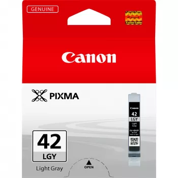 Canon CLI-42LGY ανοιχτό γκρι δοχείο μελάνης, τυπική χωρητικότητα, ανοιχτό γκρι, μελάνη με βάση χρωστική, 1 τεμ., 835 σελίδες