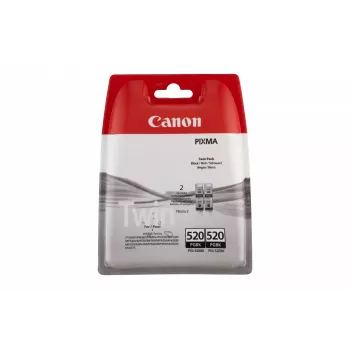 Δοχείο Canon Ink 2932B012 PGI-520 διπλή συσκευασία μαύρο