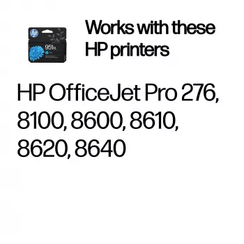 HP 951XL γνήσιο δοχείο μελάνης cyan (υψηλή απόδοση)