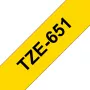 Ταινία σήμανσης Brother TZE651 24mm κίτρινο