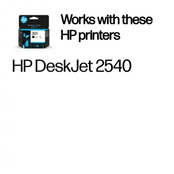 HP 301 γνήσιο δοχείο μελάνης μαύρο