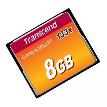 Κάρτα CompactFlash Transcend TS8GCF133, 8GB, 50MB/s ανάγνωση, 20MB/s εγγραφή