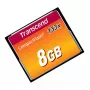 Κάρτα CompactFlash Transcend TS8GCF133, 8GB, 50MB/s ανάγνωση, 20MB/s εγγραφή