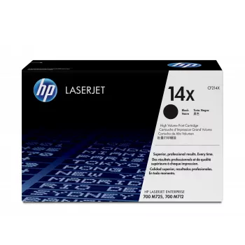 HP 14X μαύρο γνήσιο τόνερ LaserJet υψηλής απόδοσης, 17500 σελίδες, μαύρο, 1 τεμ.