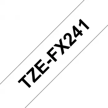 Brother TZE-FX241 ταινία σήμανσης μαύρο σε λευκό TZ