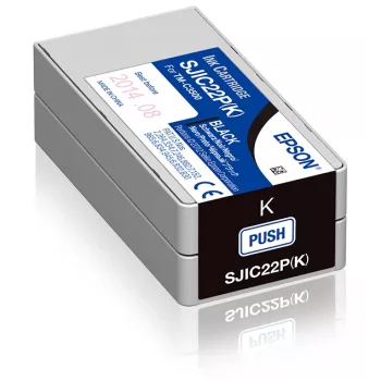 Epson SJIC22P(K): Φυσίγγιο μελάνης για ColorWorks C3500 (μαύρο)
