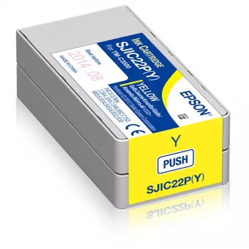 Epson SJIC22P(Y): Φυσίγγιο μελάνης για ColorWorks C3500 (κίτρινο)