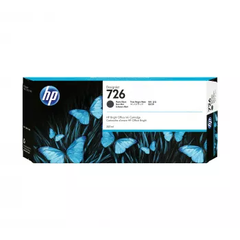 HP 726 300 ml ματ μαύρο φυσίγγιο μελάνης DesignJet